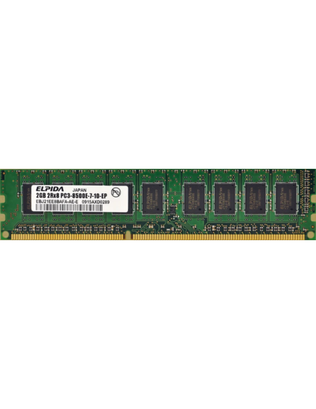 PAMIĘĆ ELPIDA 2GB 2Rx8 PC3-85000E ECC UDIMM EBJ21EE8BAFA-AE-E