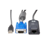 NOWY ADAPTER HP KVM USB VGA RJ45 396633-001 AF629A