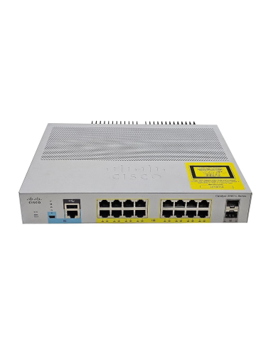 SWITCH CISCO WS-C2960L-16PS-LL 16x1GB PoE+ 2xSFP USB L2 VLAN