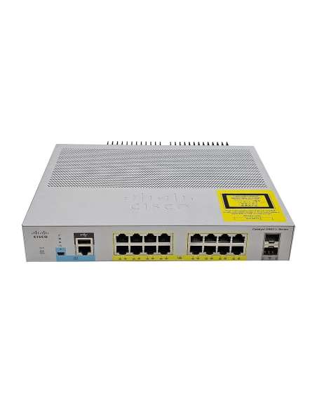 SWITCH CISCO WS-C2960L-16PS-LL 16x1GB PoE+ 2xSFP USB L2 VLAN