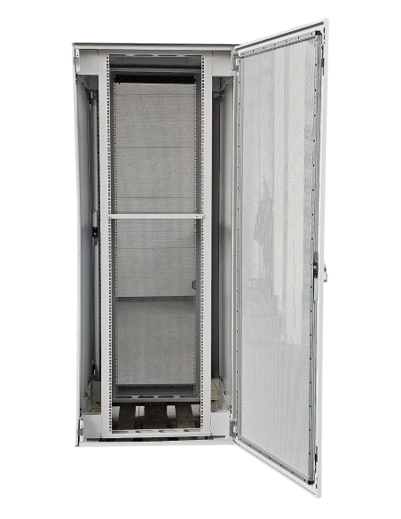 SZAFA RACK SERWEROWA RITTAL 19' 42U 800x1000 1xKLUCZ 1xPÓŁKA ZŁOŻONA