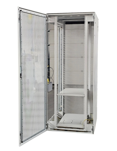 SZAFA RACK SERWEROWA RITTAL 19' 42U 800x1000 1xKLUCZ 2xPÓŁKA ZŁOŻONA
