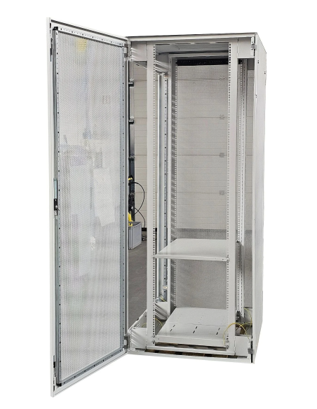SZAFA RACK SERWEROWA RITTAL 19' 42U 800x1000 1xKLUCZ 2xPÓŁKA ZŁOŻONA