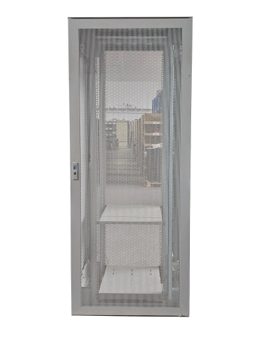 SZAFA RACK SERWEROWA RITTAL 19' 42U 800x1000 1xKLUCZ 2xPÓŁKA ZŁOŻONA