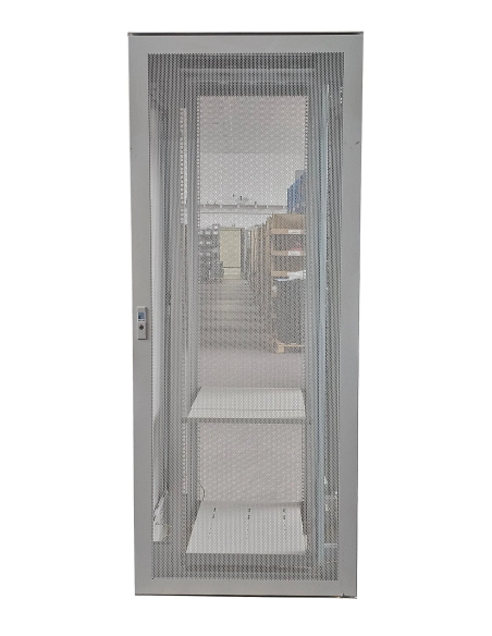 SZAFA RACK SERWEROWA RITTAL 19' 42U 800x1000 1xKLUCZ 2xPÓŁKA ZŁOŻONA