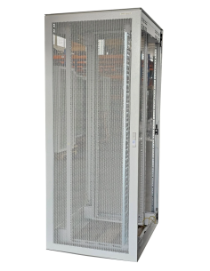 SZAFA RACK SERWEROWA RITTAL 19' 42U 800x1000 1xKLUCZ DRZWI PERFOR ZŁOŻONA
