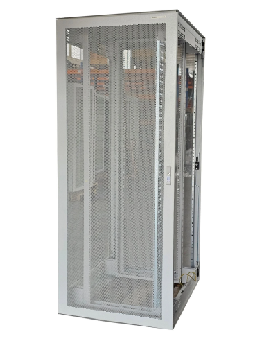 SZAFA RACK SERWEROWA RITTAL 19' 42U 800x1000 1xKLUCZ DRZWI PERFOR ZŁOŻONA