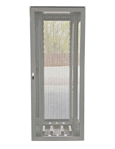 SZAFA RACK SERWEROWA RITTAL 19' 42U 800x1000 1xKLUCZ DRZWI PERFOR ZŁOŻONA