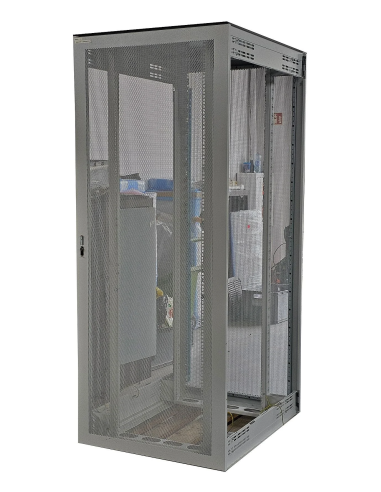 SZAFA RACK SERWEROWA RITTAL 19' 42U 800x1000 1xKLUCZ DRZWI PERFOR ZŁOŻONA