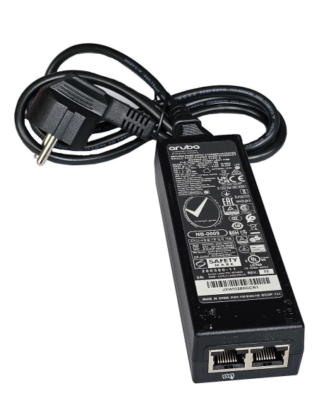 ZASILACZ POE ARUBA ADH-30CR BB 2xRJ-45 30.25W 55V 0.55A KABEL ZASILAJĄCY