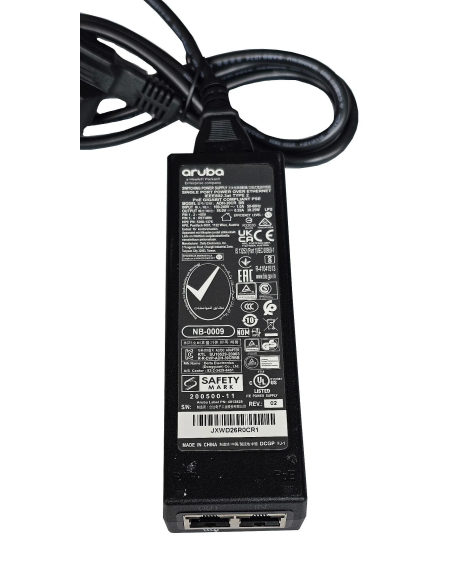 ZASILACZ POE ARUBA ADH-30CR BB 2xRJ-45 30.25W 55V 0.55A KABEL ZASILAJĄCY