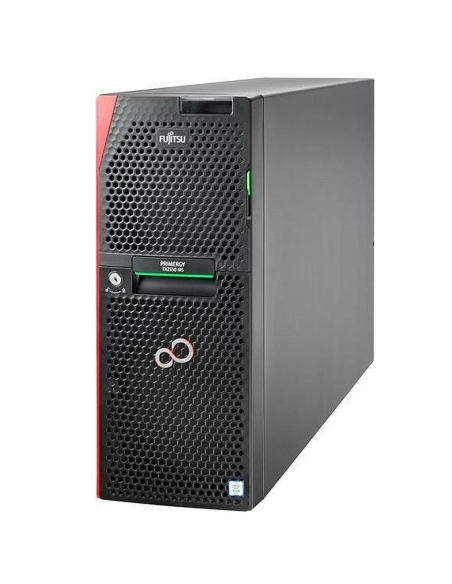 FUJITSU PRIMERGY TX2550 M5 8-CORE SILVER 64GB 4x900GB SAS 800W 2x1GB EP420i
