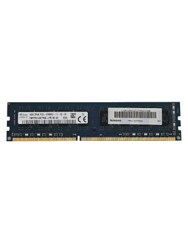 LENOVO HYNIX 4GB DDR3 PC3-12800U NON-ECC UDIMM HMT351U6EFR8C-P