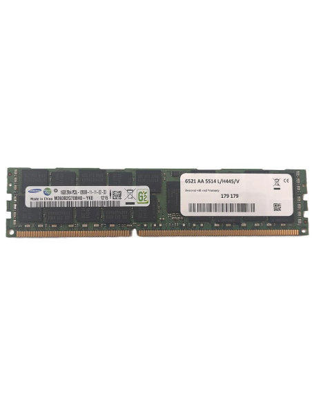 A-TECH SAMSUNG 16GB 2Rx4 PC3L-12800R ECC REG M393B2G70BH0-YK0 L/H445/V