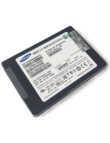 DYSK HP SAMSUNG PM853T 960GB SSD SATA 6G 2,5 MZ-7GE9600/0H3 789132-003