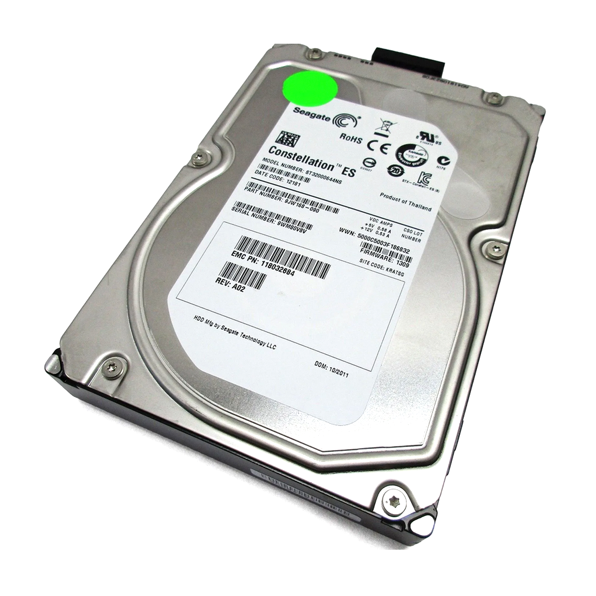 EMC 2TB SATA ST32000644NS 7.2K 3G 3,5 118032684