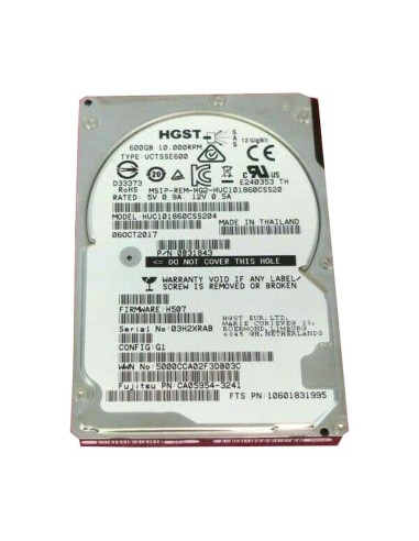 FUJITSU HGST 600GB SAS 10K 12G 2,5 CA05954-3241