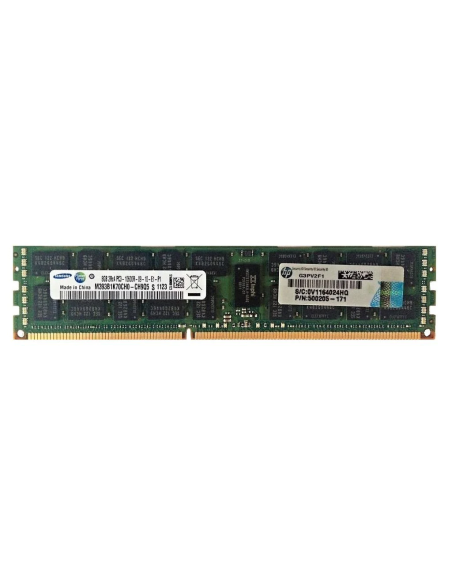 HP SAMSUNG 8GB PC3-10600R 2Rx4 ECC REG 500205-171