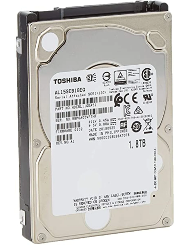 DYSK TOSHIBA 1.8TB SAS 10K 12G 2,5 AL15SEB18EQ