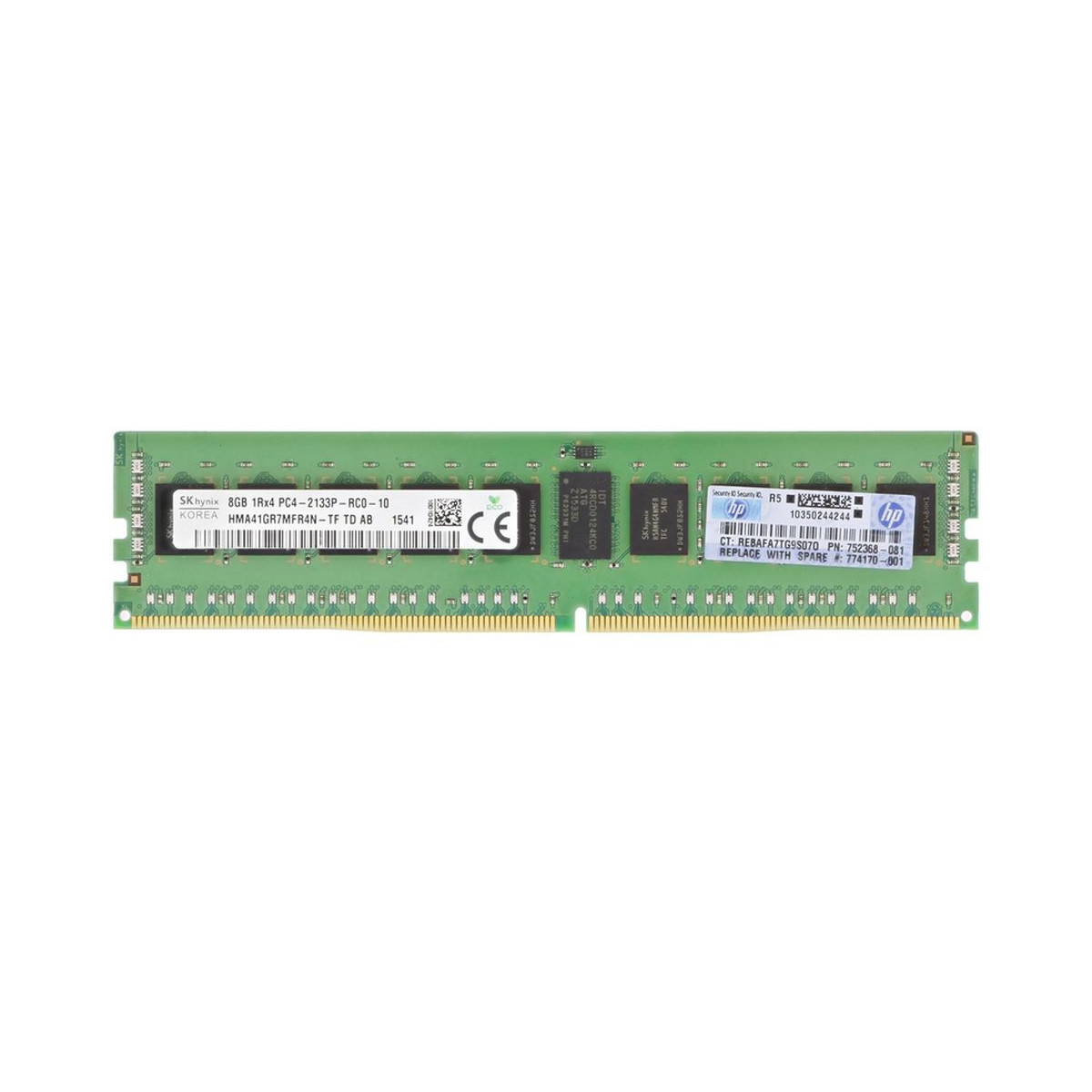 HP HYNIX 8GB PC4-2133P ECC REG 752368-081 HP HYNIX 8GB PC4-2133P ECC REG 752368-081