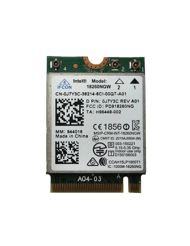 KARTA WiFi DELL INTEL LAPTOP AIO 8260NGW 0J7Y3C