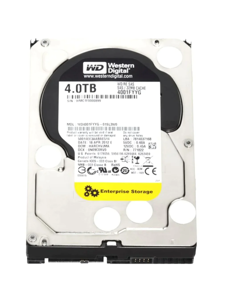 DYSK WD RE 4TB SAS 32MB 7.2K 6G 3,5 WD4001FYYG