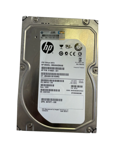 DYSK HP SEAGATE 3TB SATA 3G 7.2K 3,5 ST33000650NS 9SM160-035 614826-001