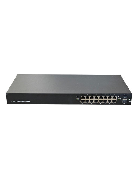SWITCH UBIQUITI EDGE ES-16-150W  L2 L3 16x1GB PoE+ 2xSFP VLAN