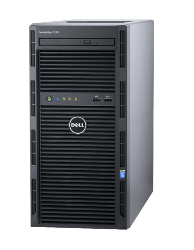 DELL POWEREDGE T130 XEON E3-1220v6 8GB 0HDD DVD-RW PSU 290W 2x1GB PERC H330