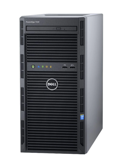 DELL POWEREDGE T130 XEON E3-1220v6 8GB 0HDD DVD-RW PSU 290W 2x1GB PERC H330
