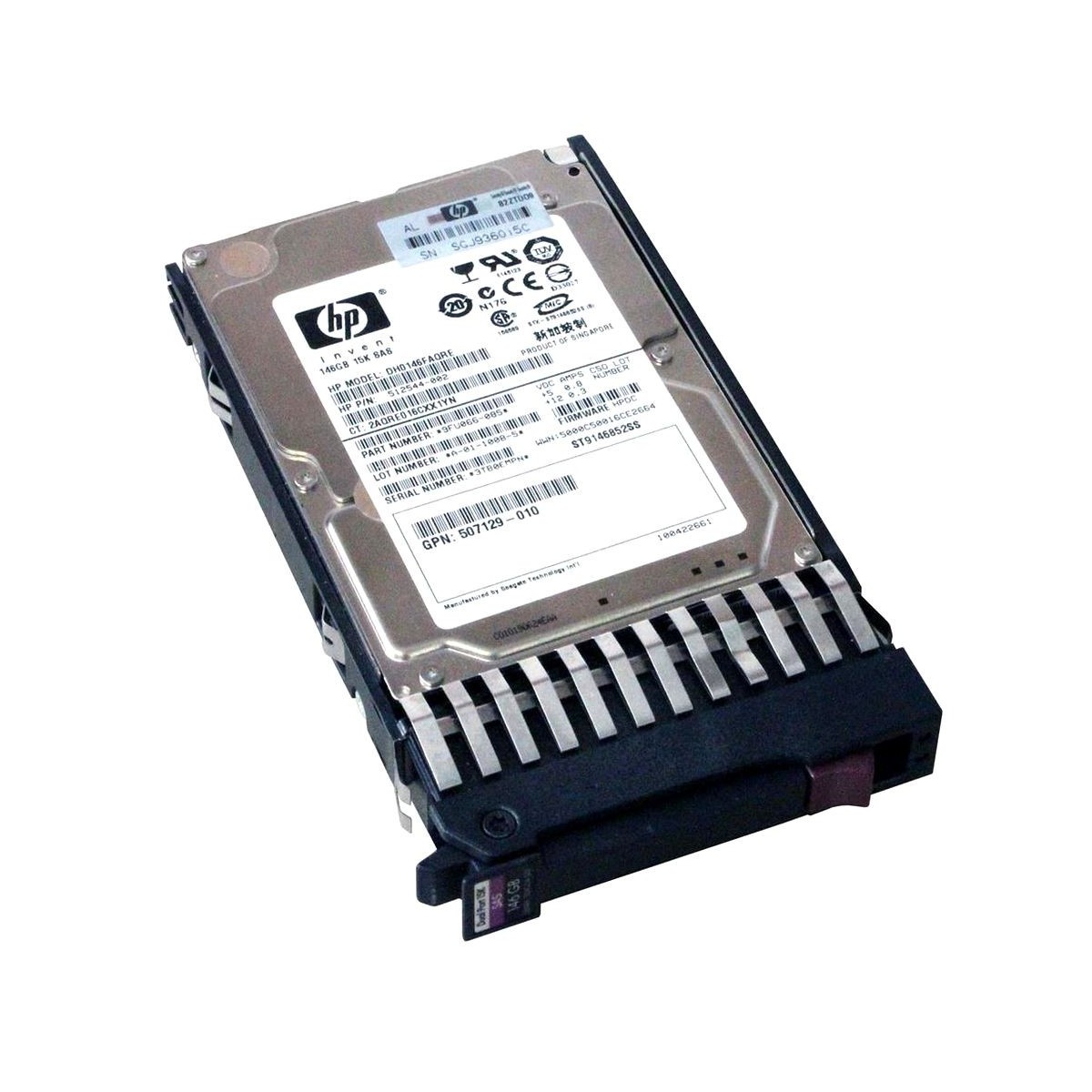 DYSK HP 146GB SAS 15K 6G 2,5 512544-002