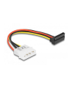 NOWY KABEL ZASILAJĄCY DELOCK MOLEX 4PIN NA 1xSATA 15PIN MĘSKI KĄTOWY 60101