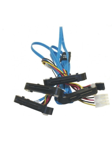 KABEL FUJITSU MINISAS SFF-8087 PROSTY NA 4x SAS/SATA/SSD 45CM A3C40179607