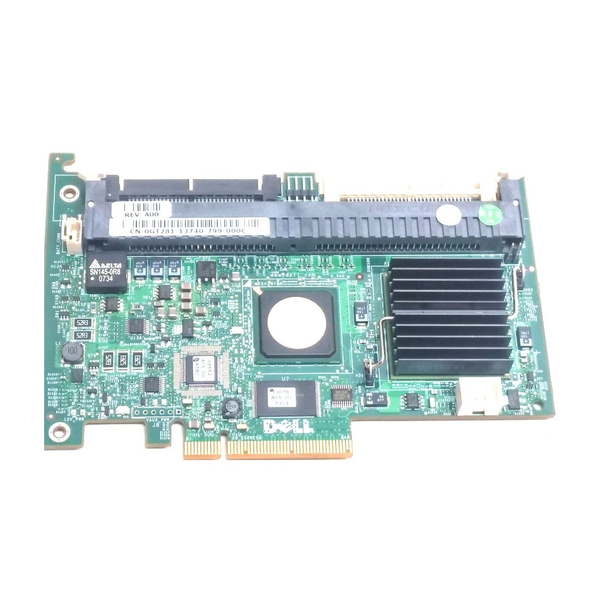 DELL PERC 5i SAS PCIe RAID KONTROLER 0GT281