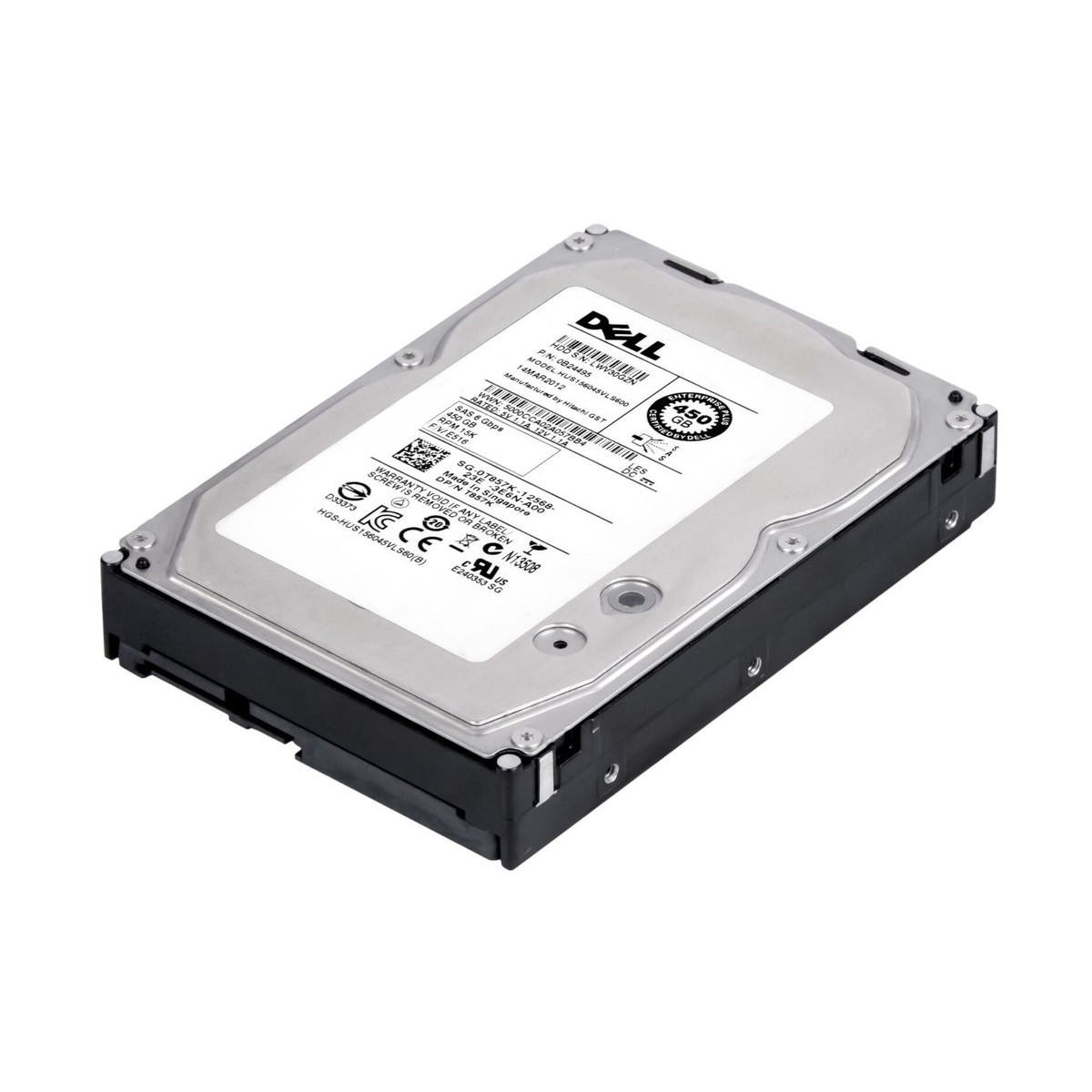 DYSK DELL ENT CLASS 450GB SAS HUS156045VLS600 6G 15K 3,5 0T857K