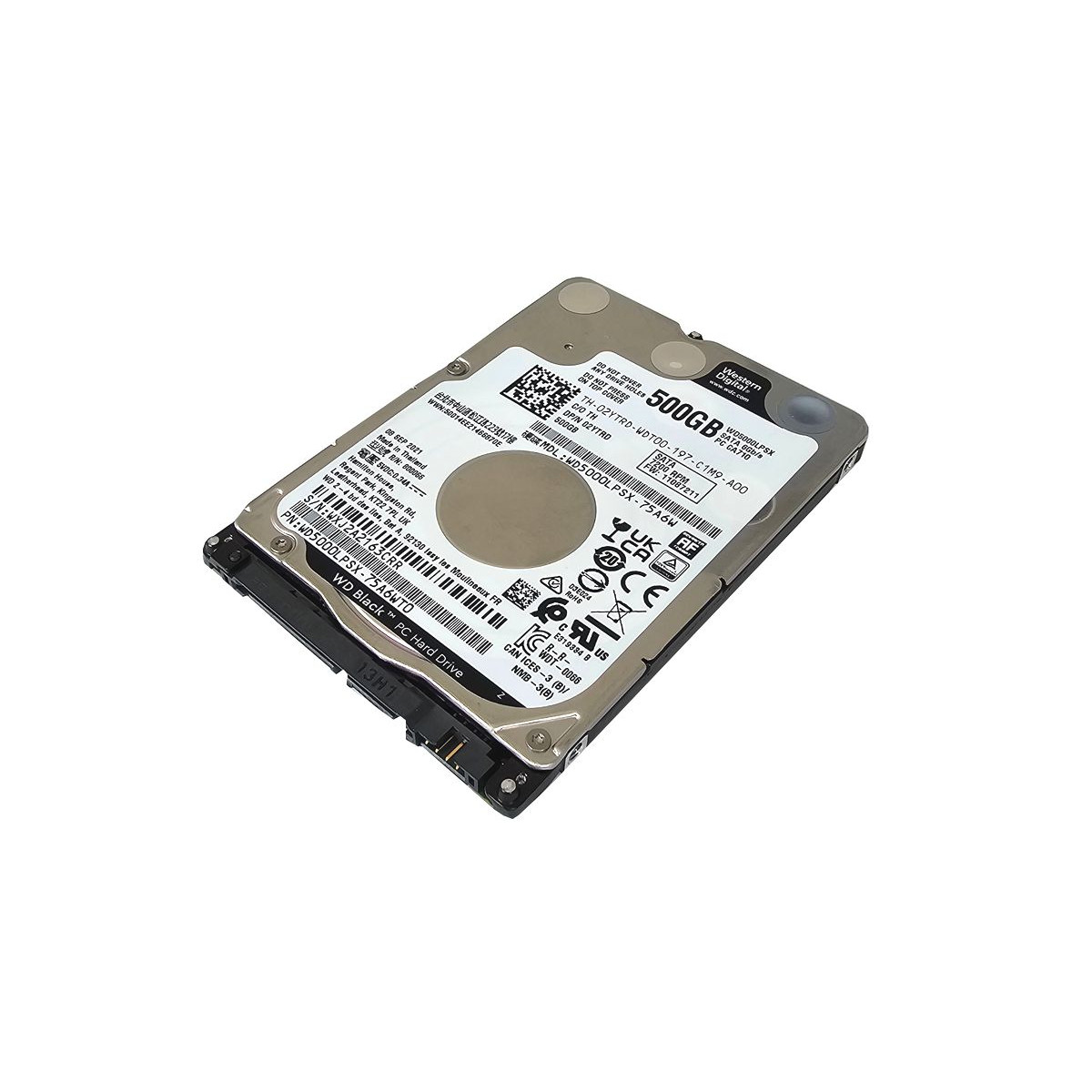 DYSK DELL WD BLACK 500GB SATA 6G 7.2K 2,5 WD5000LPSX 02YTRD