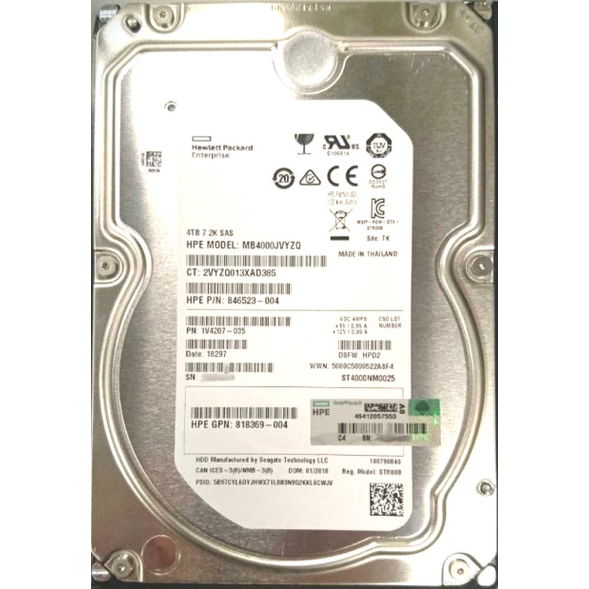 DYSK HP 4TB SAS 12G 7.2K G8-G10 3,5 846523-004 DYSK HP 4TB SAS 12G 7.2K G8-G10 3,5 846523-004
