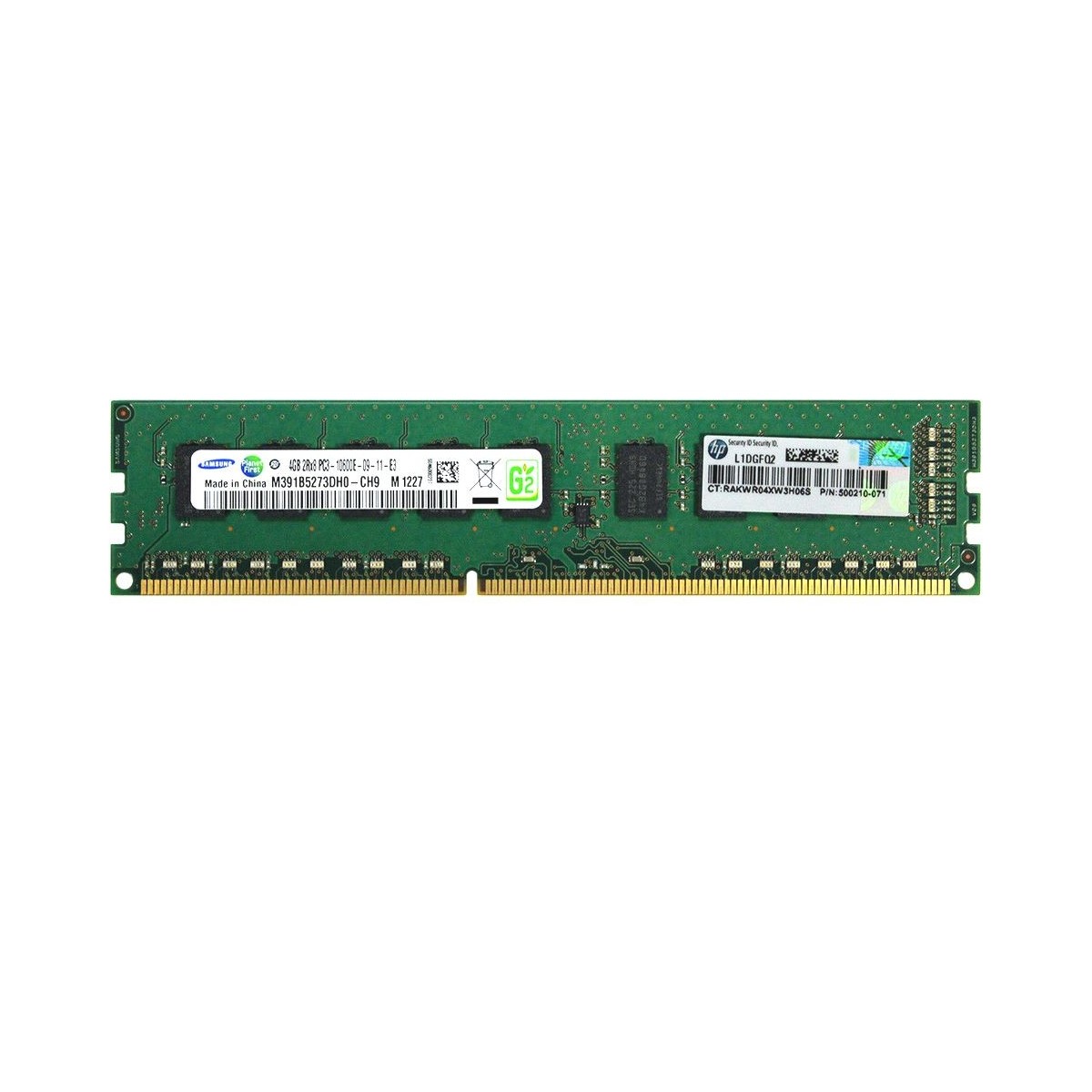 PAMIEC HP 4GB DDR3 PC3-10600E 2Rx8 500210-071
