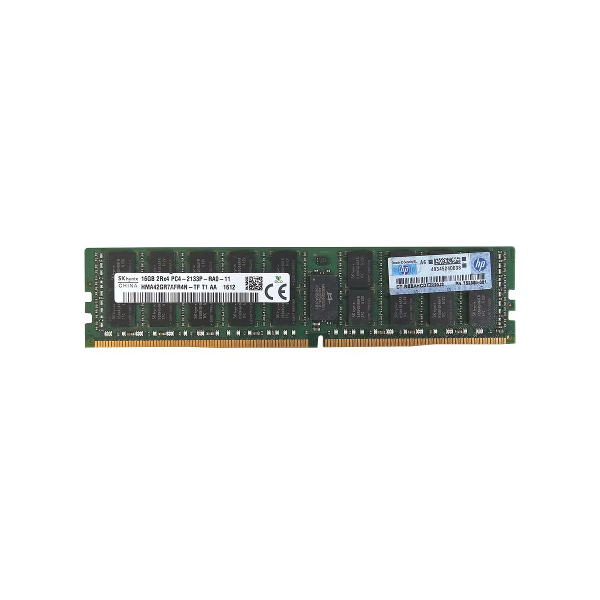 HP HYNIX 16GB 2Rx4 PC4-2133P ECC REG 752369-081 HMA42GR7AFR4N-TF