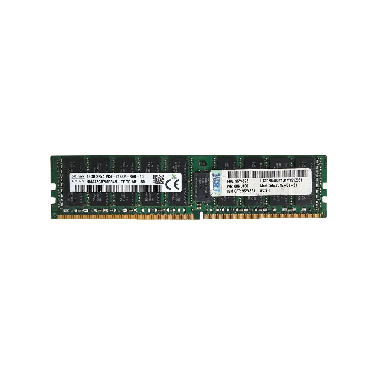 LENOVO HYNIX 16GB DDR4 2Rx4 PC4-2133P ECC REG 95Y4823 HMA42GR7MFR4N-TF