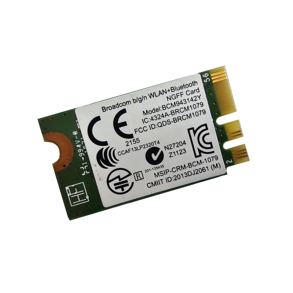 KARTA WiFi BROADCOM BCM943142Y WiFi 5 DUAL BAND 2.4GHz 867Mbps