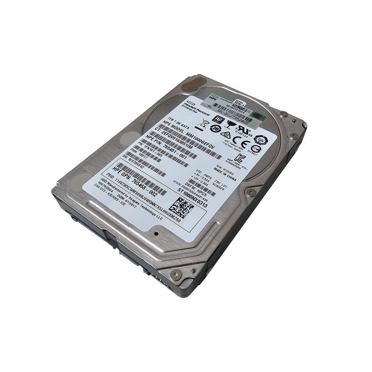 DYSK HP SEAGATE 1TB SATA ST1000NX0313 7.2K 6G 2,5 765451-001