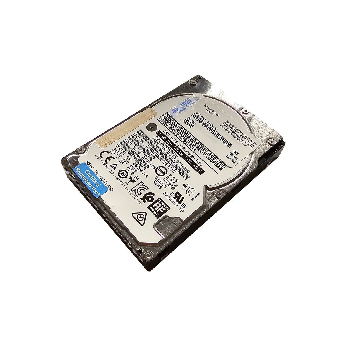 DYSK IBM HITACHI 1.8TB SAS 12G 10K 2,5 01NN110 0B31795