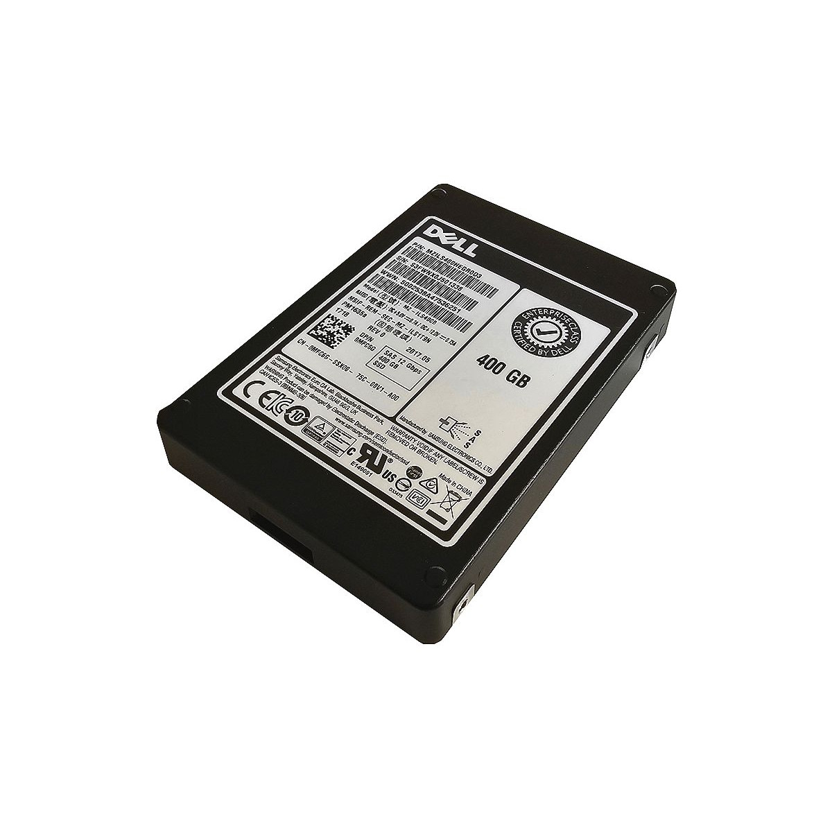 DYSK DELL SAMSUNG 400GB SSD SAS 12G 2,5 MZ-ILS1T9N 0MFC6G