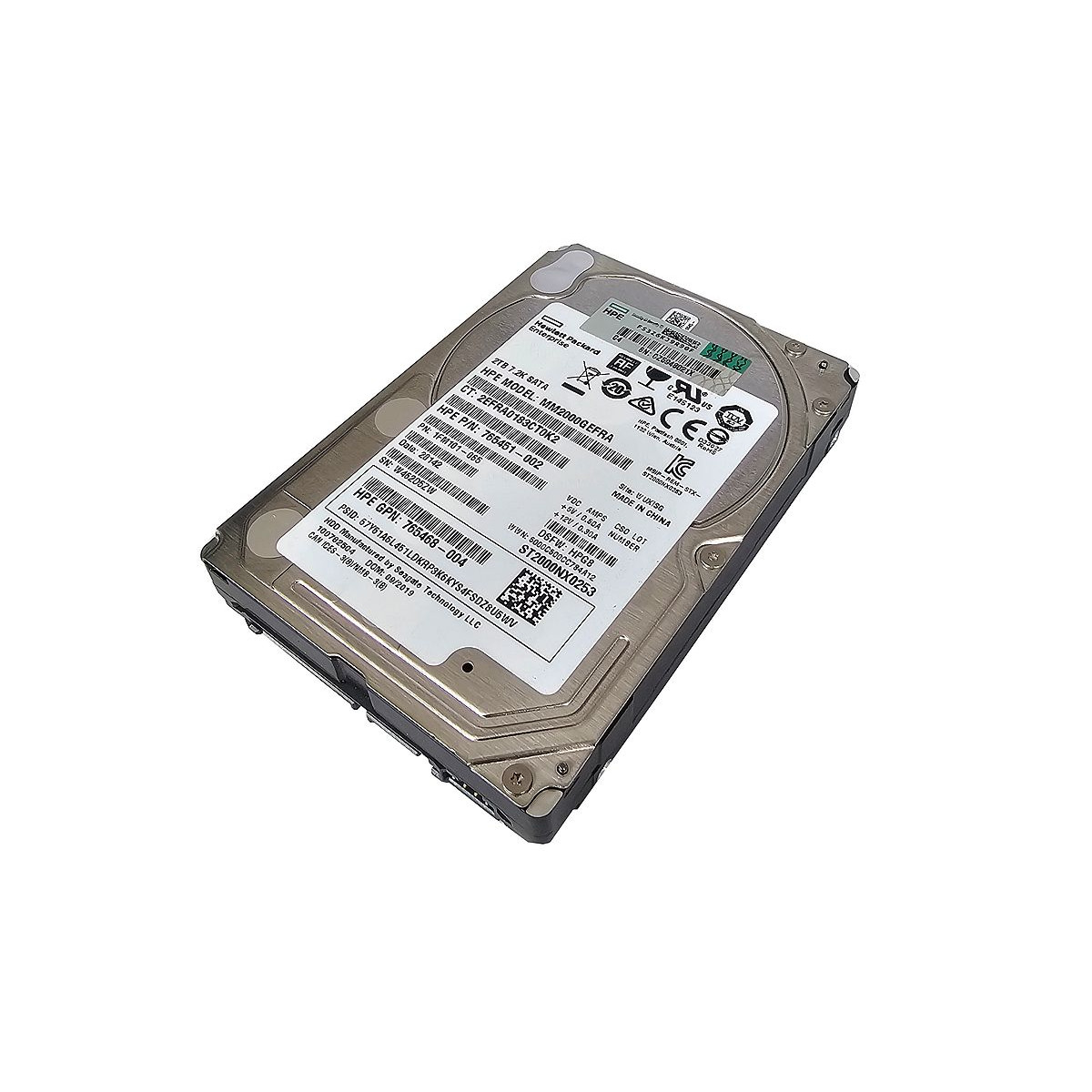 DYSK HP SEAGATE 2TB SATA 7.2K 6G 2,5 765468-004 ST2000NX0253