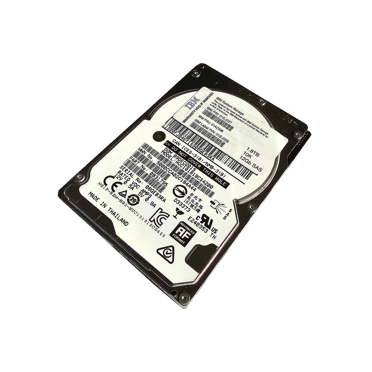 DYSK IBM HGST 1.8TB SAS 12G 10K 2,5 01AC598 HUC101818CS4200