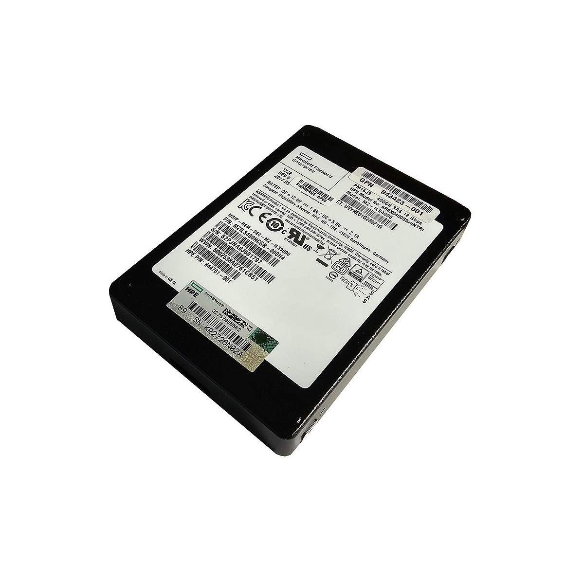 DYSK HP SAMSUNG PM1633 400GB SSD SAS 12G 2,5 844761-001 MZ-ILS4000