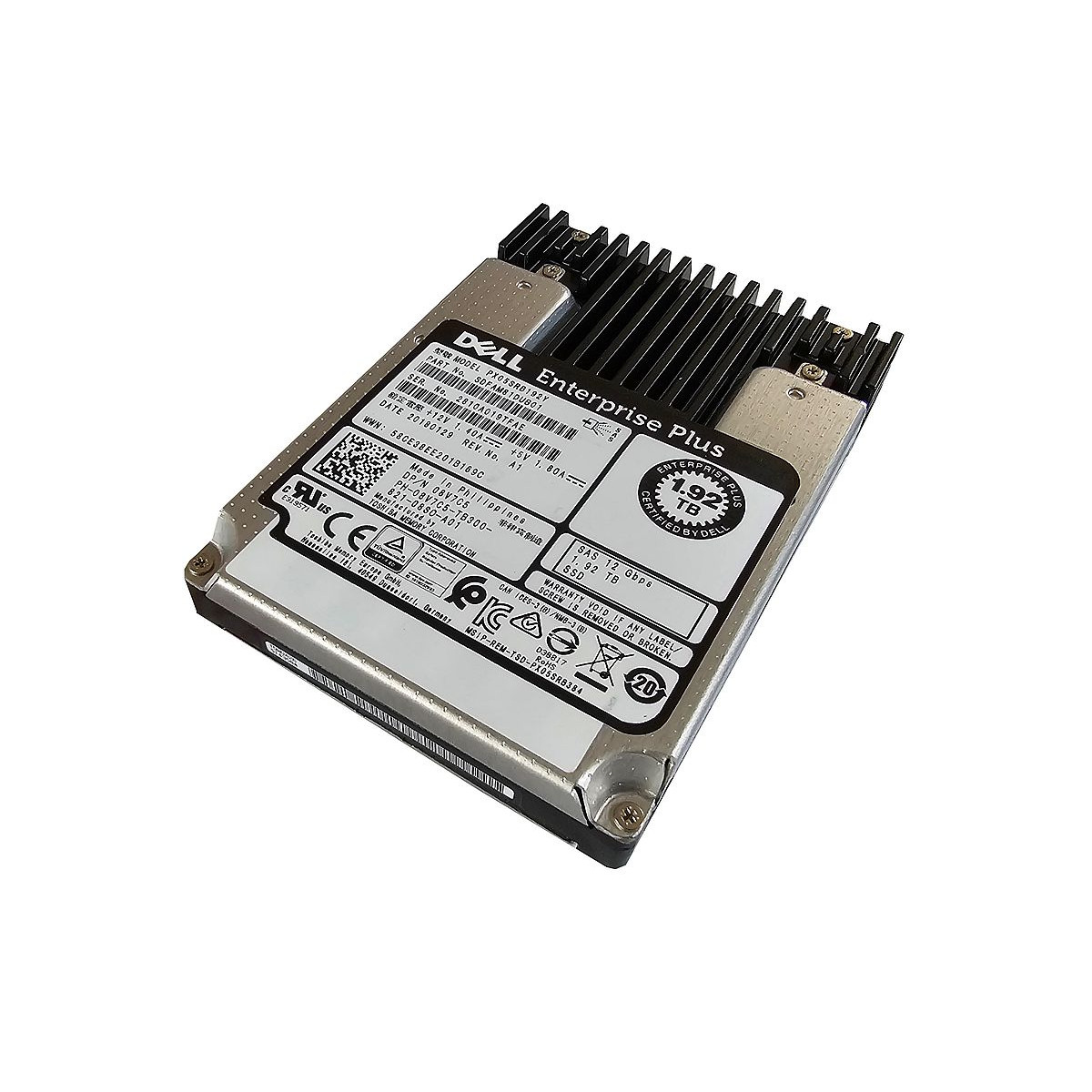 DYSK DELL TOSHIBA 1.92TB SSD SAS 12G 2,5 PX05SRB192Y 08V7C5