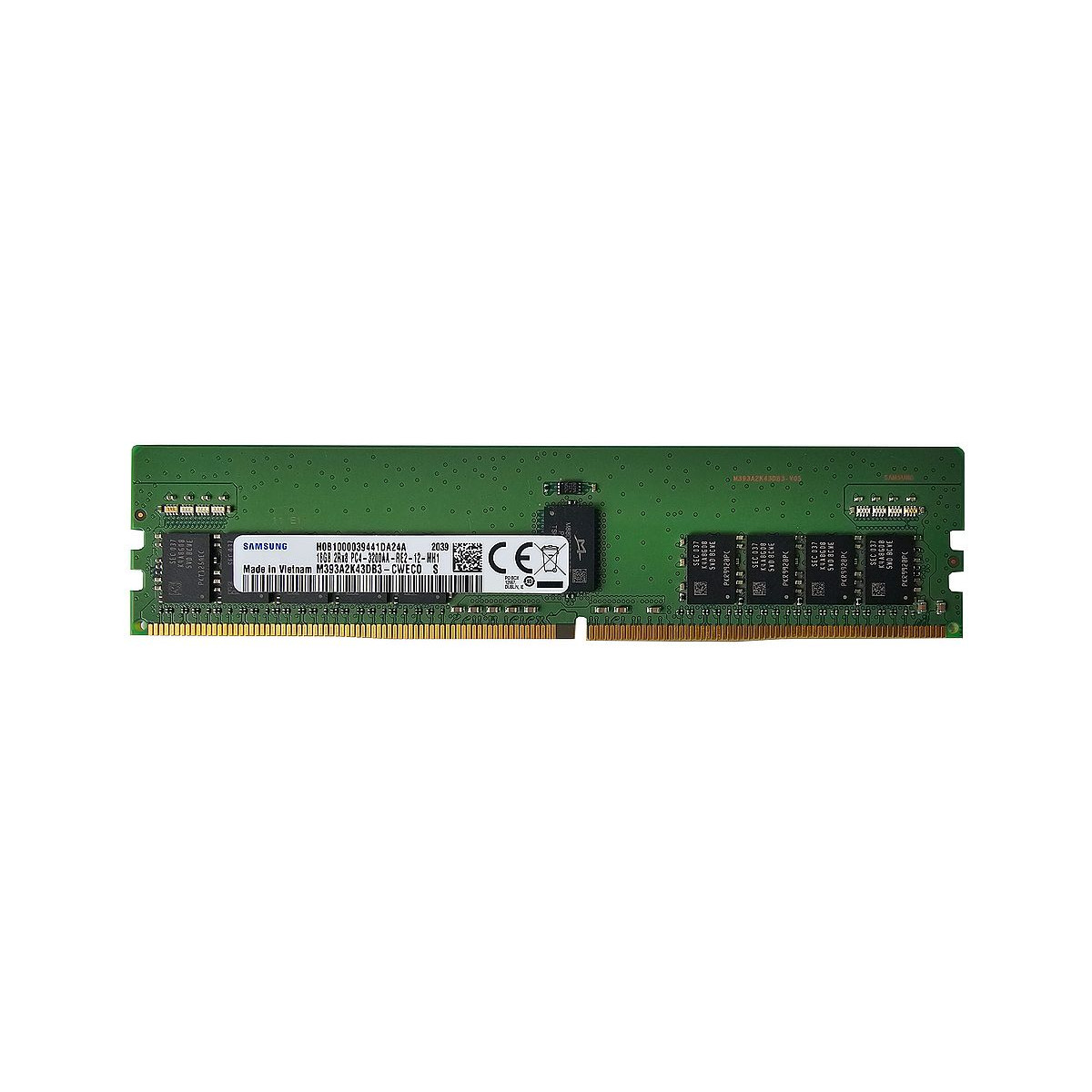 SAMSUNG 16GB 2Rx8 PC4-3200AA ECC REG M393A2K43DB3-CWEC0