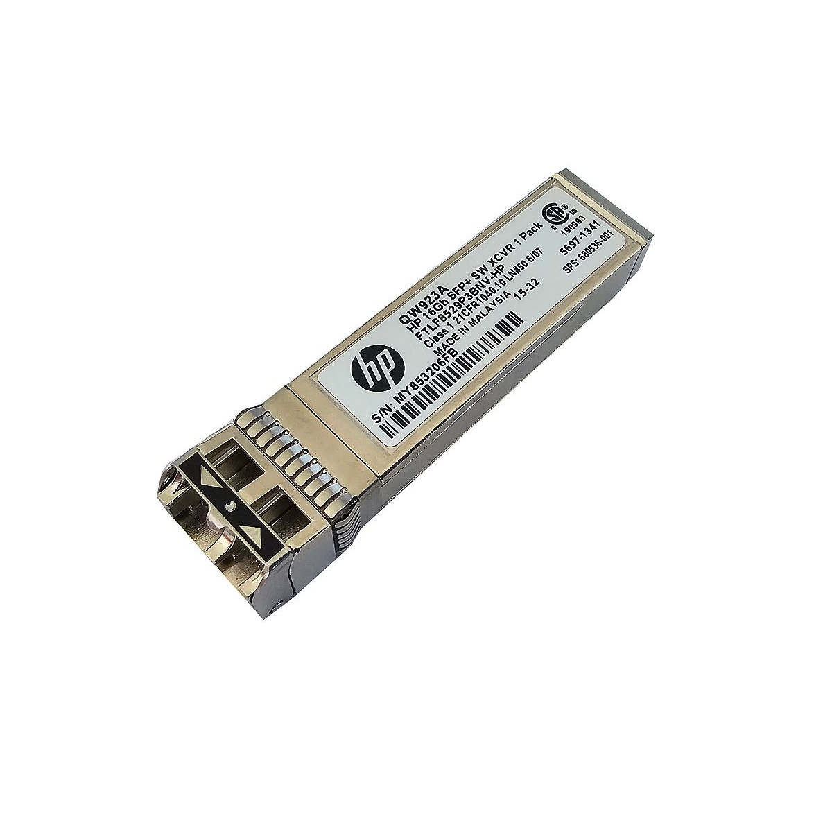 MODUL SFP+ GBIC HP 16GB 850nm LC MULTIMODE QW923A 5697-1341